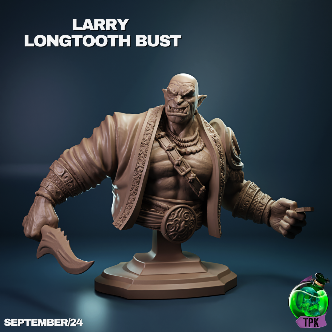 Larry Longtooth Bust