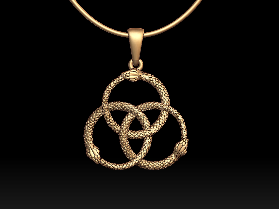 Snake Ouroboros Pendant