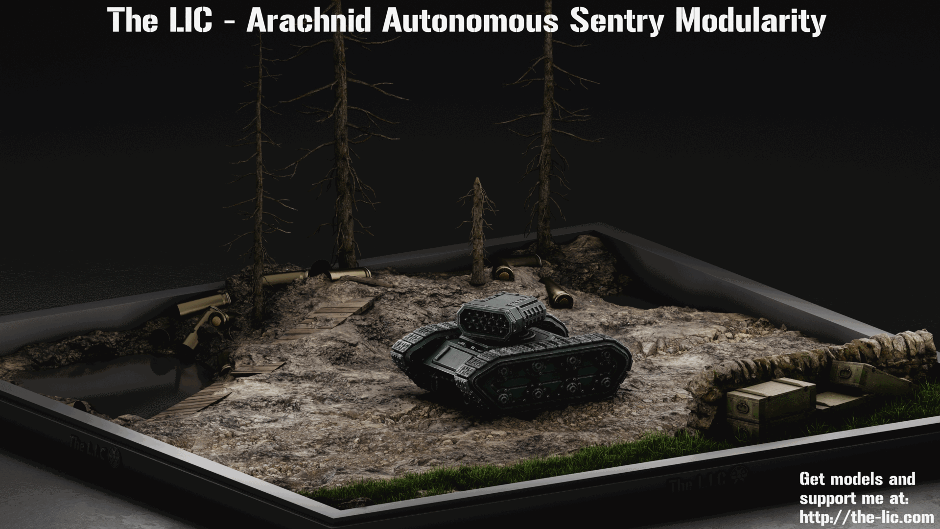 The LIC AA - Arachnid Autonomous Sentry - Free version