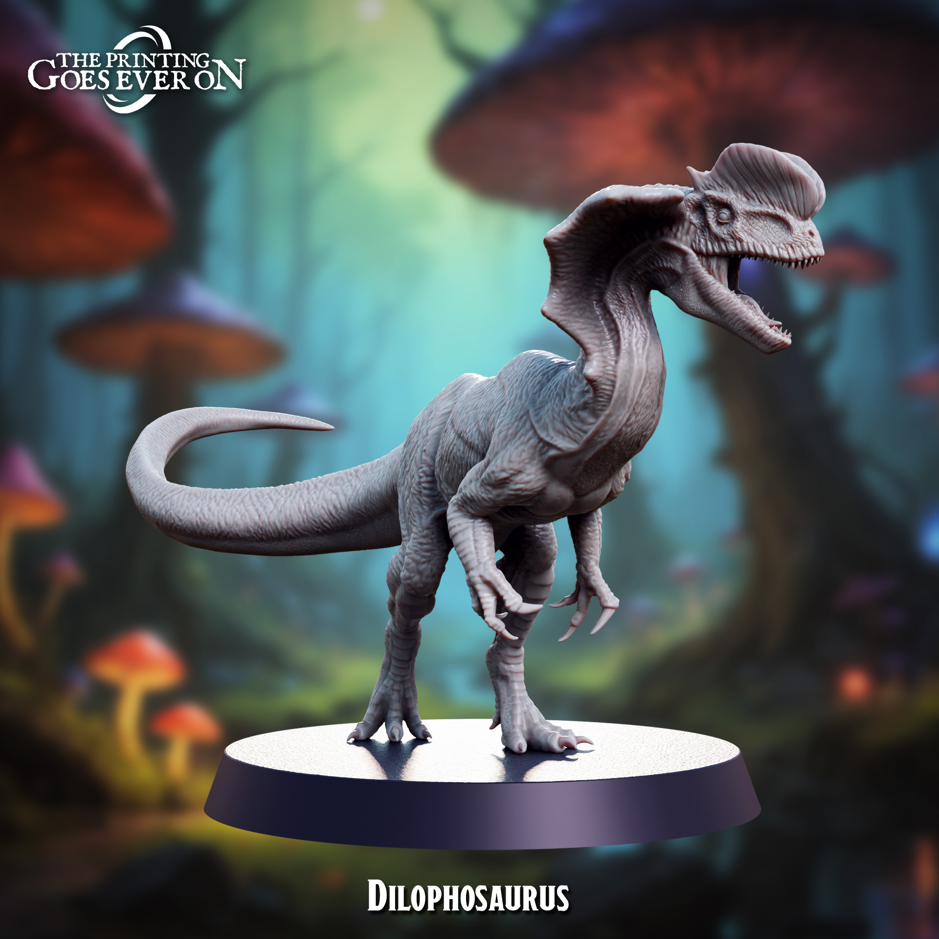 Dilophosaurus - Presupported