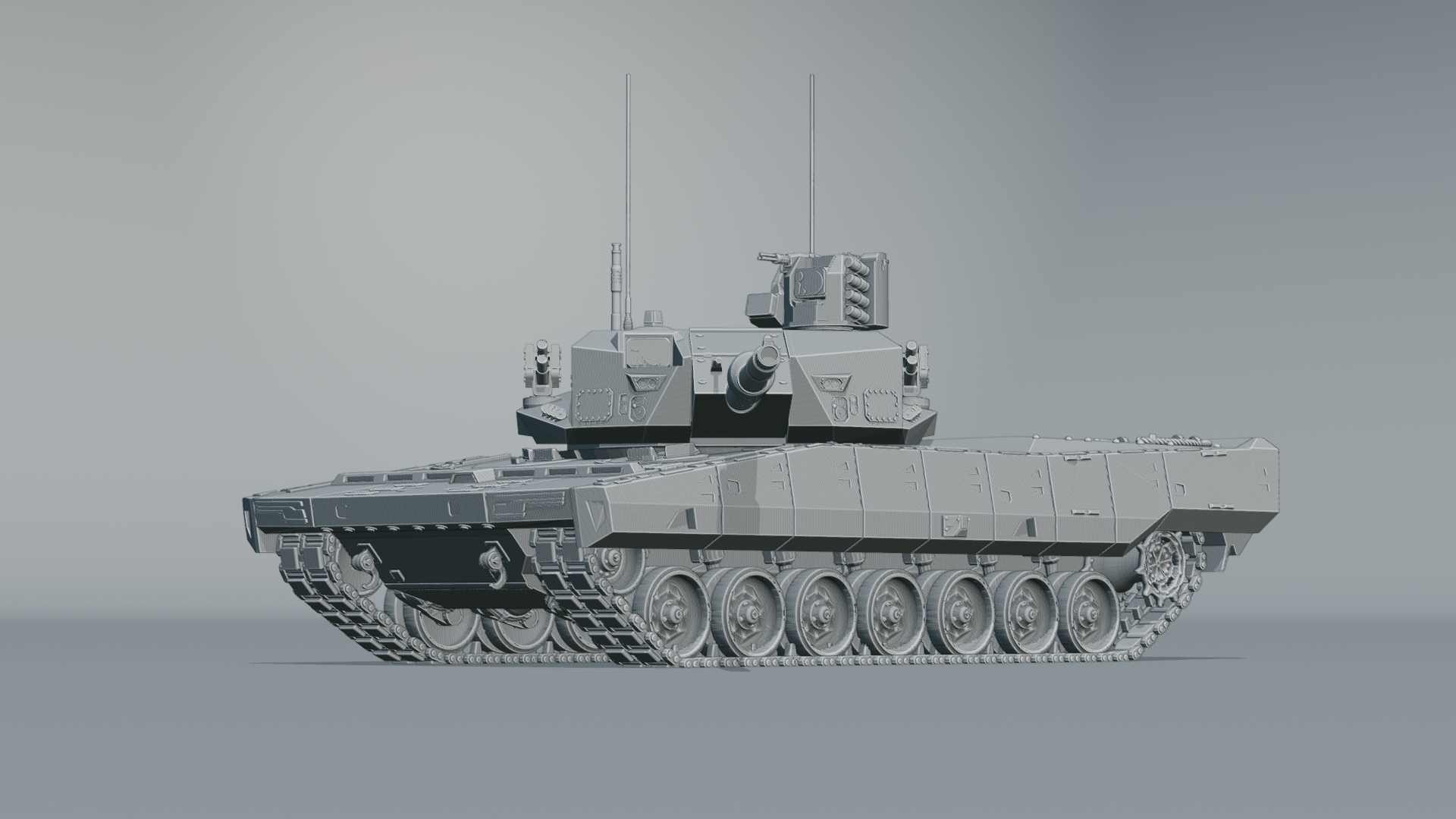 German KF 51 U CUT main battle tank Rheinmetall