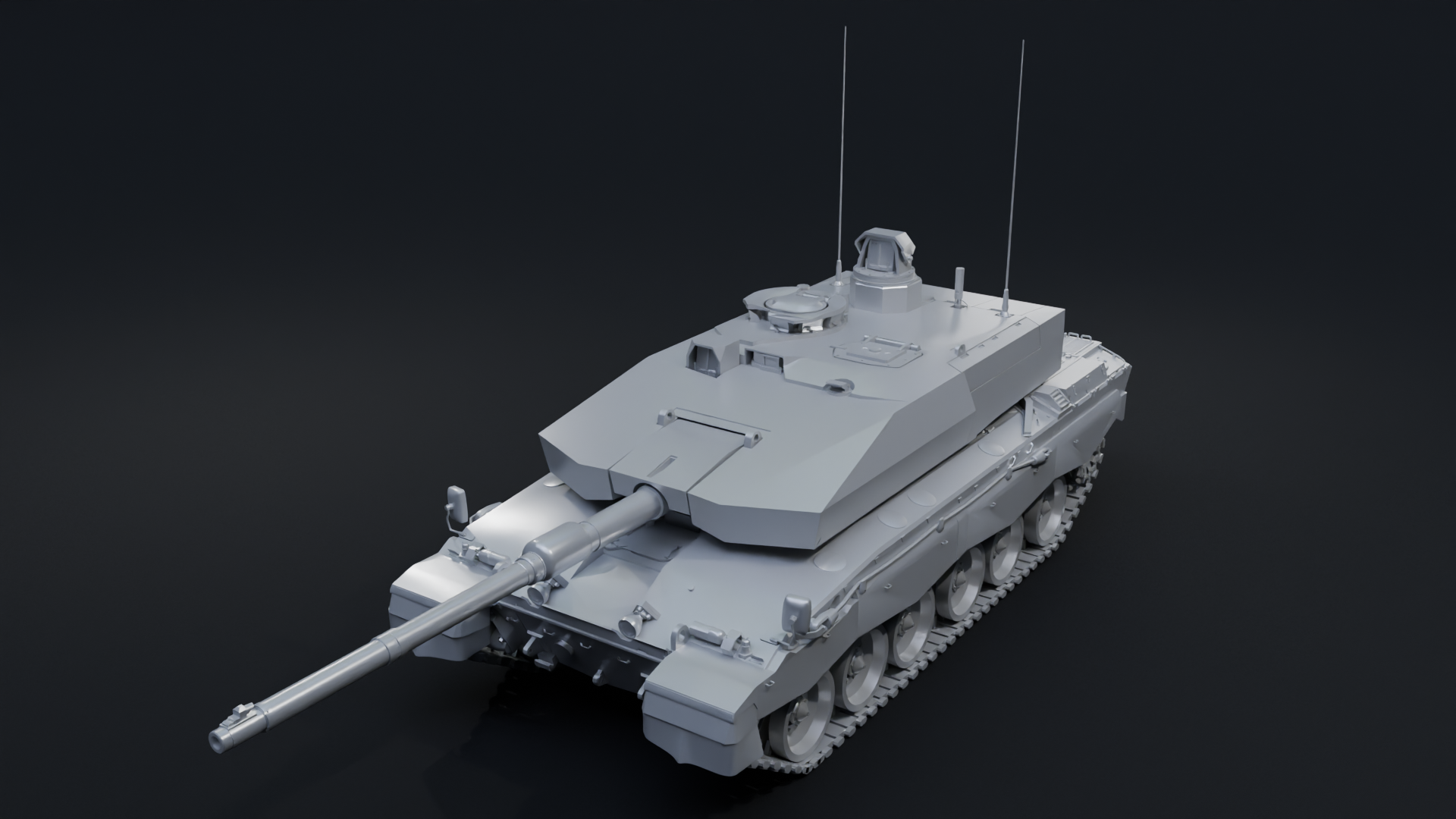 British Challenger II 130 MBT main battle tank
