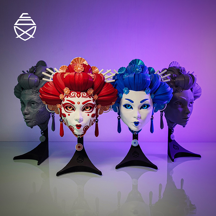 GEISHA WALL MASK