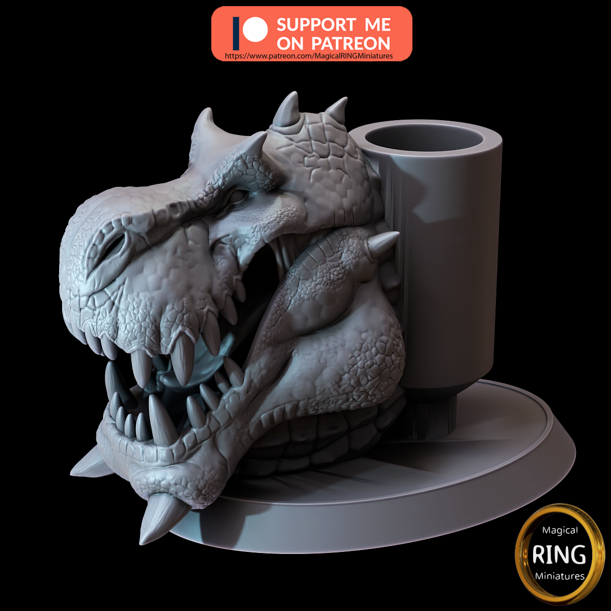 Desktop Dino holder
