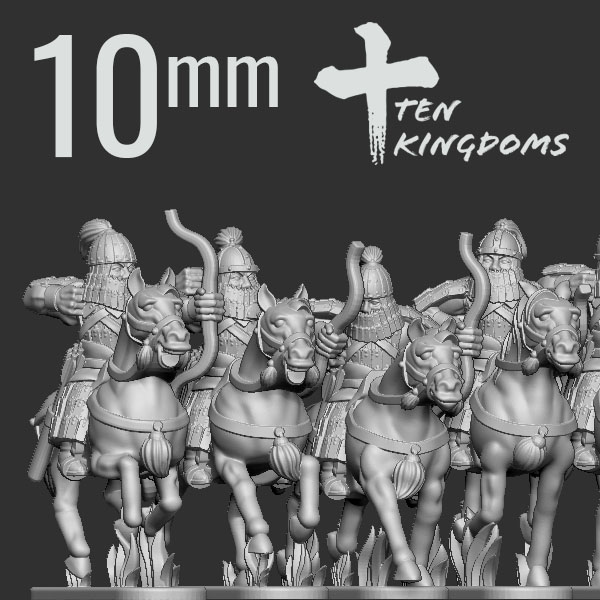 10mm Jurchen-Jin Armoured Bow Horse