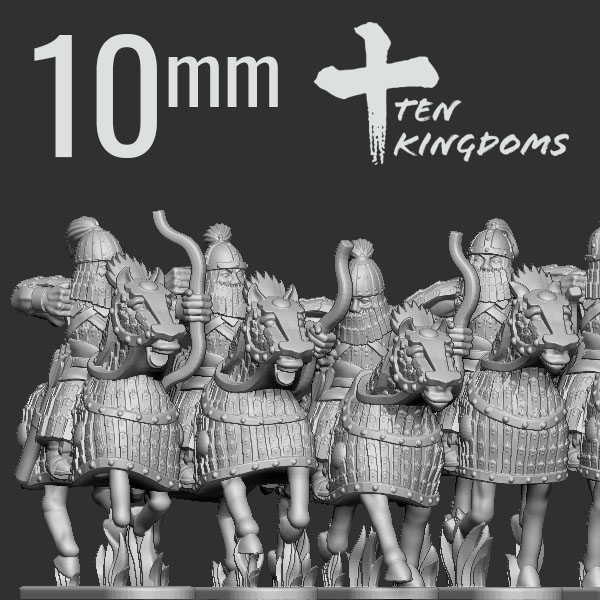 10mm Jurchen-Jin Armoured Bow Armoured Horse