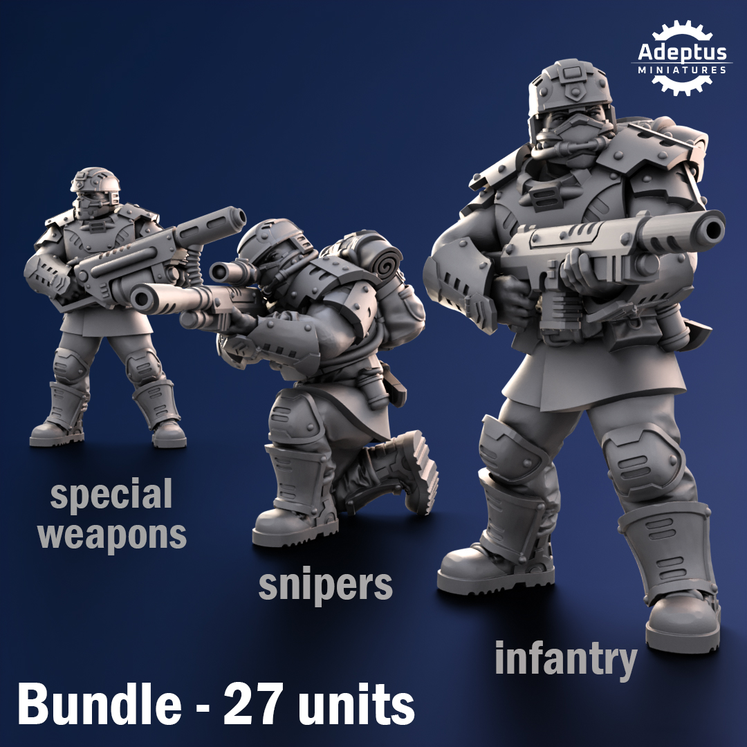 Infantry Bundle. Steelstorm Regiment. Imperial Guard