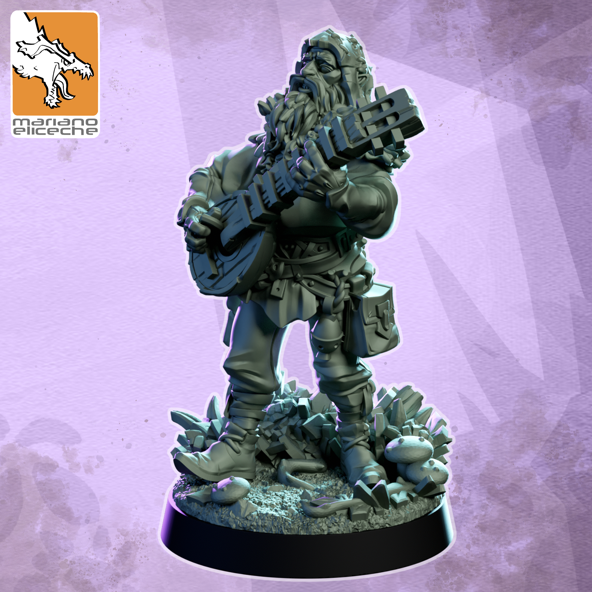 EIRIAN, The Hermit 32mm DnD 5E