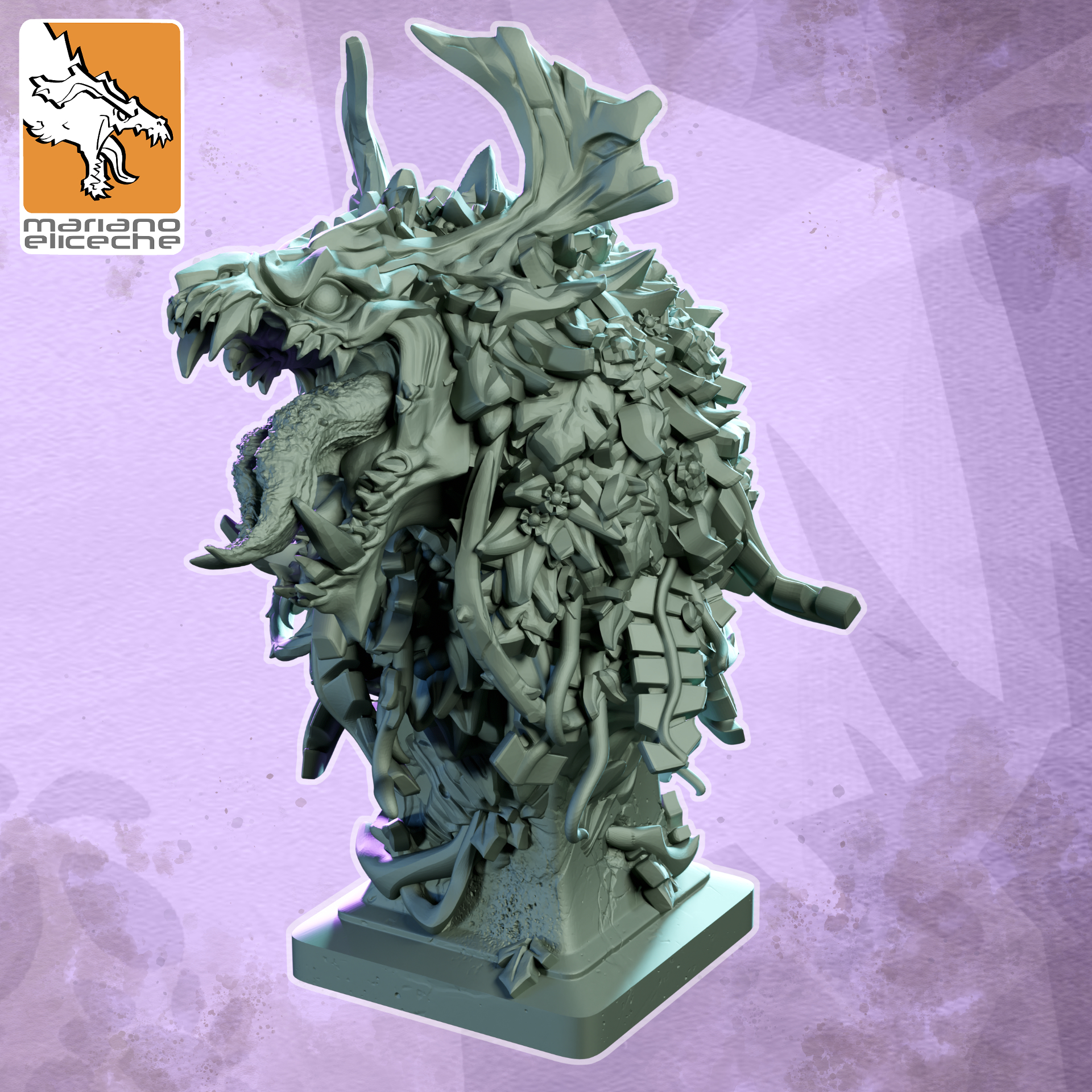 BUST, SKONGUR The Green Dragon