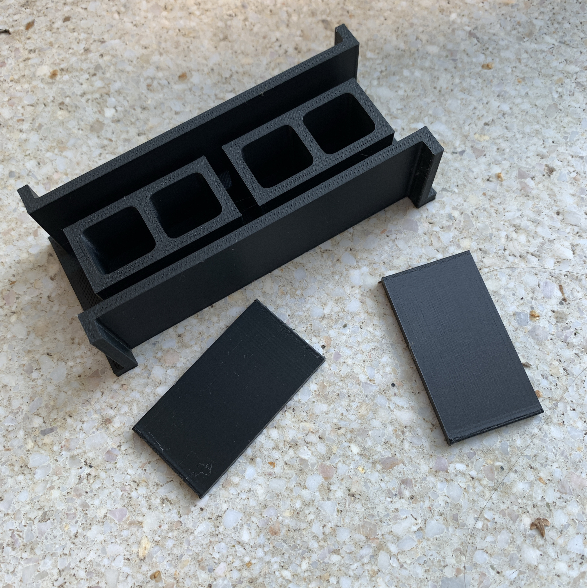 Mold for cement, gypsum brick casting