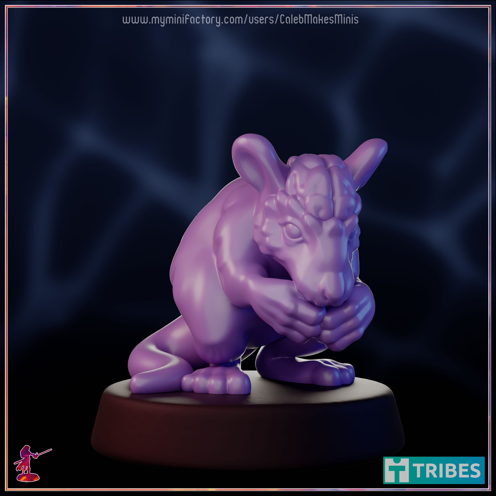 Cranio-Rodent (Version A) [PRE-SUPPORTED] | Halloween Series (2024 - "Aberrations")