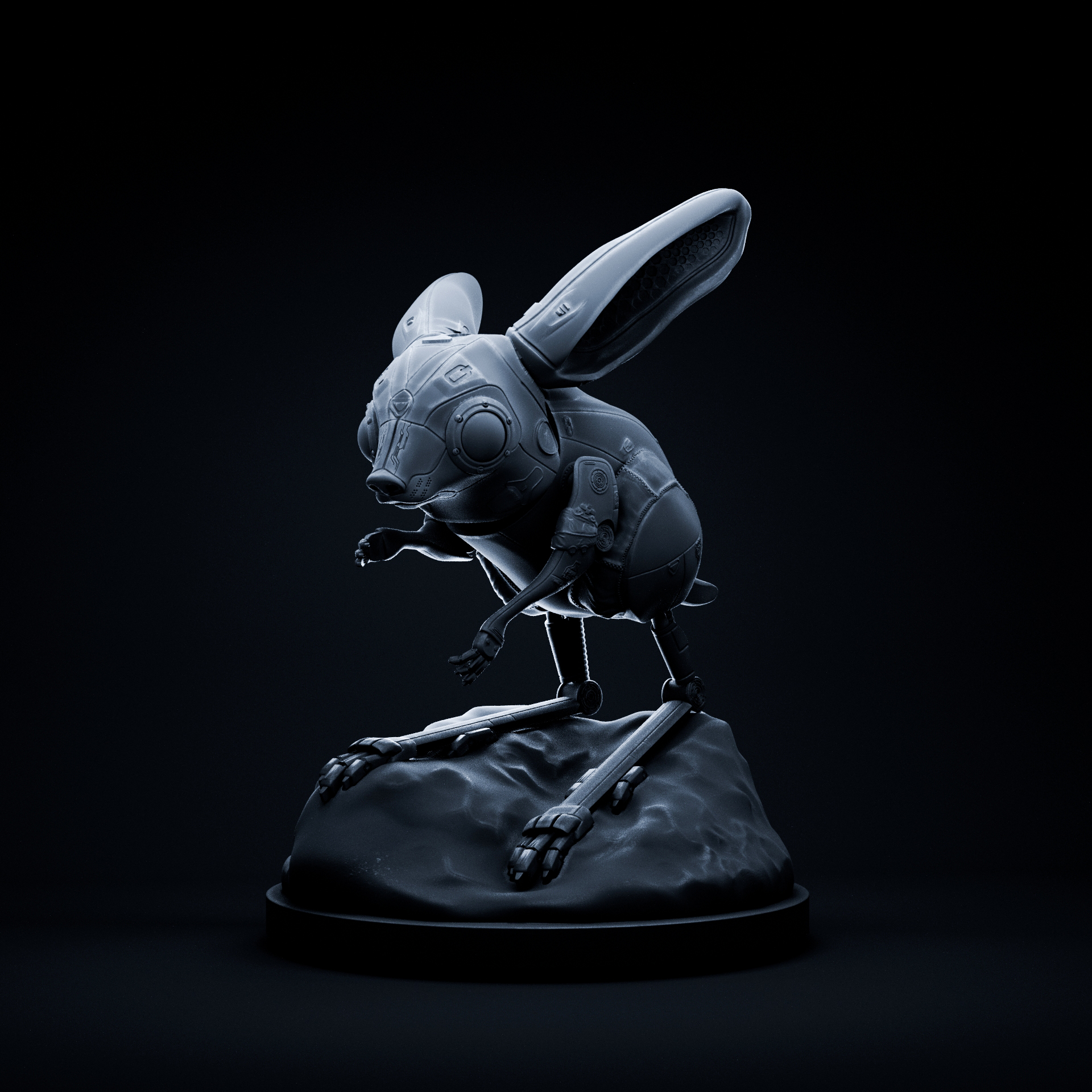Jerboa mecha robot 32mm scale pre-supported