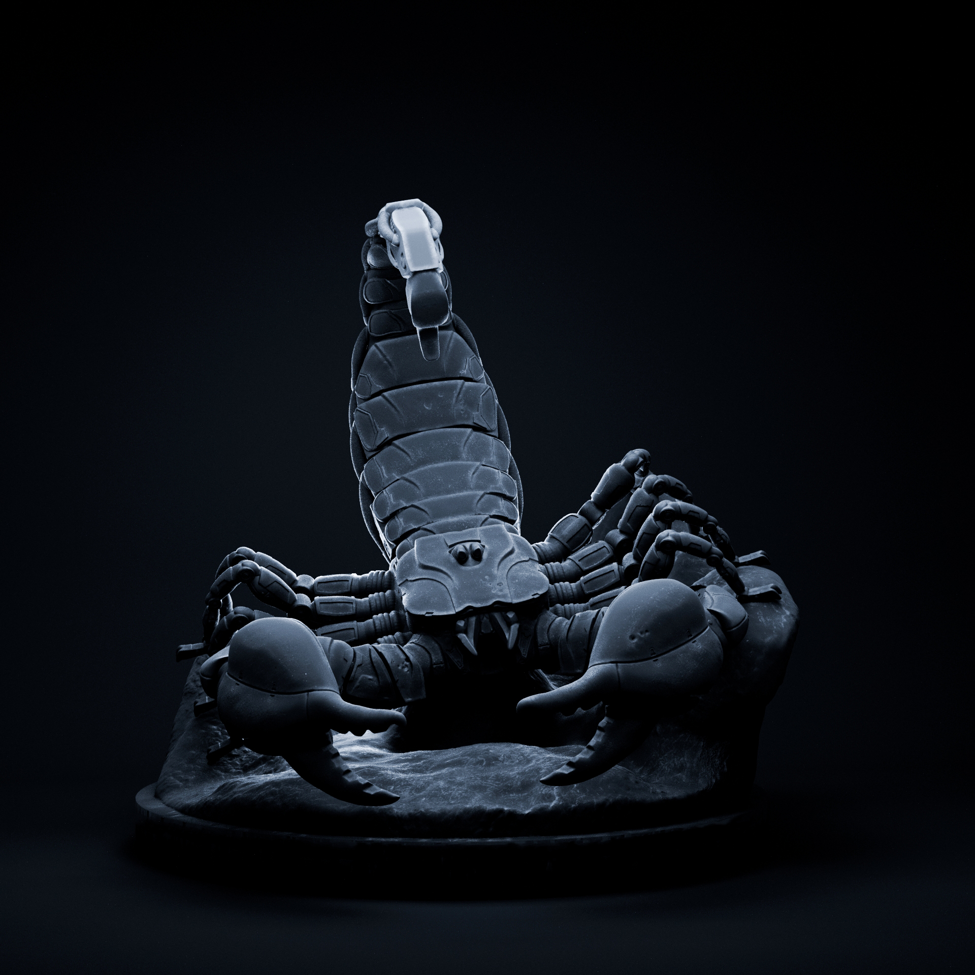 Scorpion sci fi mecha robot 32mm scale pre-supported sci-fi robot