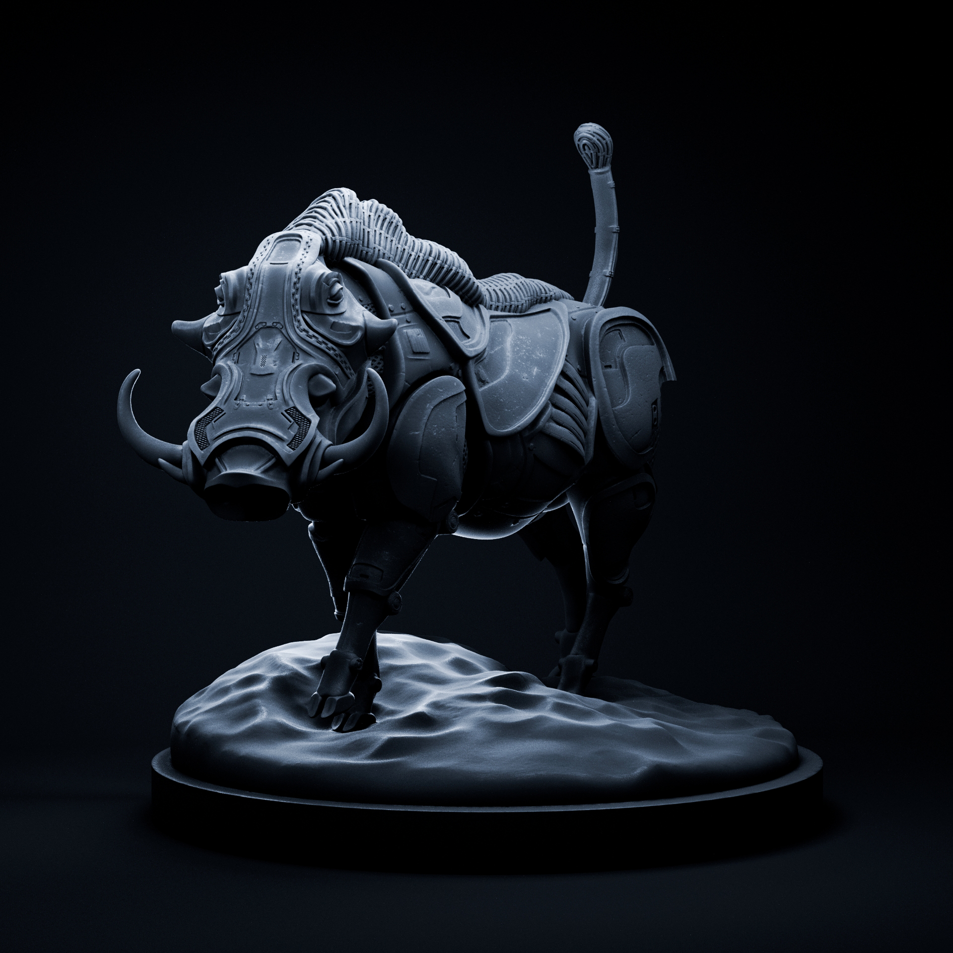 Warthog mecha sci fi robot 32mm scale pre-supported sci-fi robot