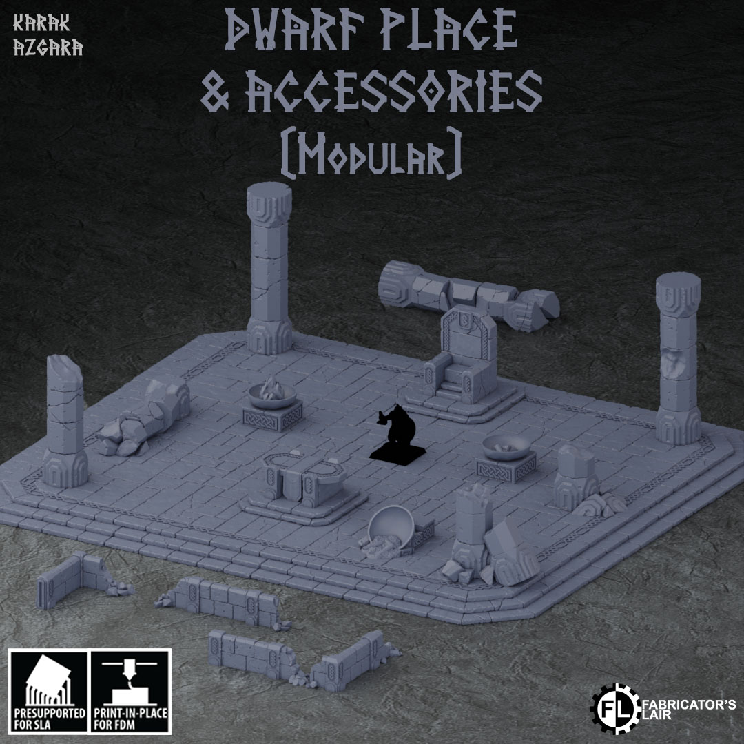 Dwarf Place & Accessories (Modular)