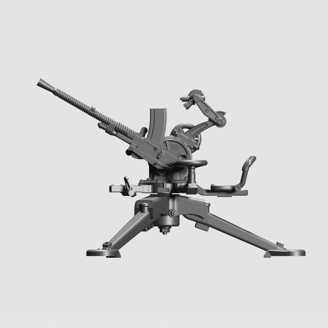 AA gun Hotchkiss 13.2 mm (France+Belgium, Interwar+WW2)