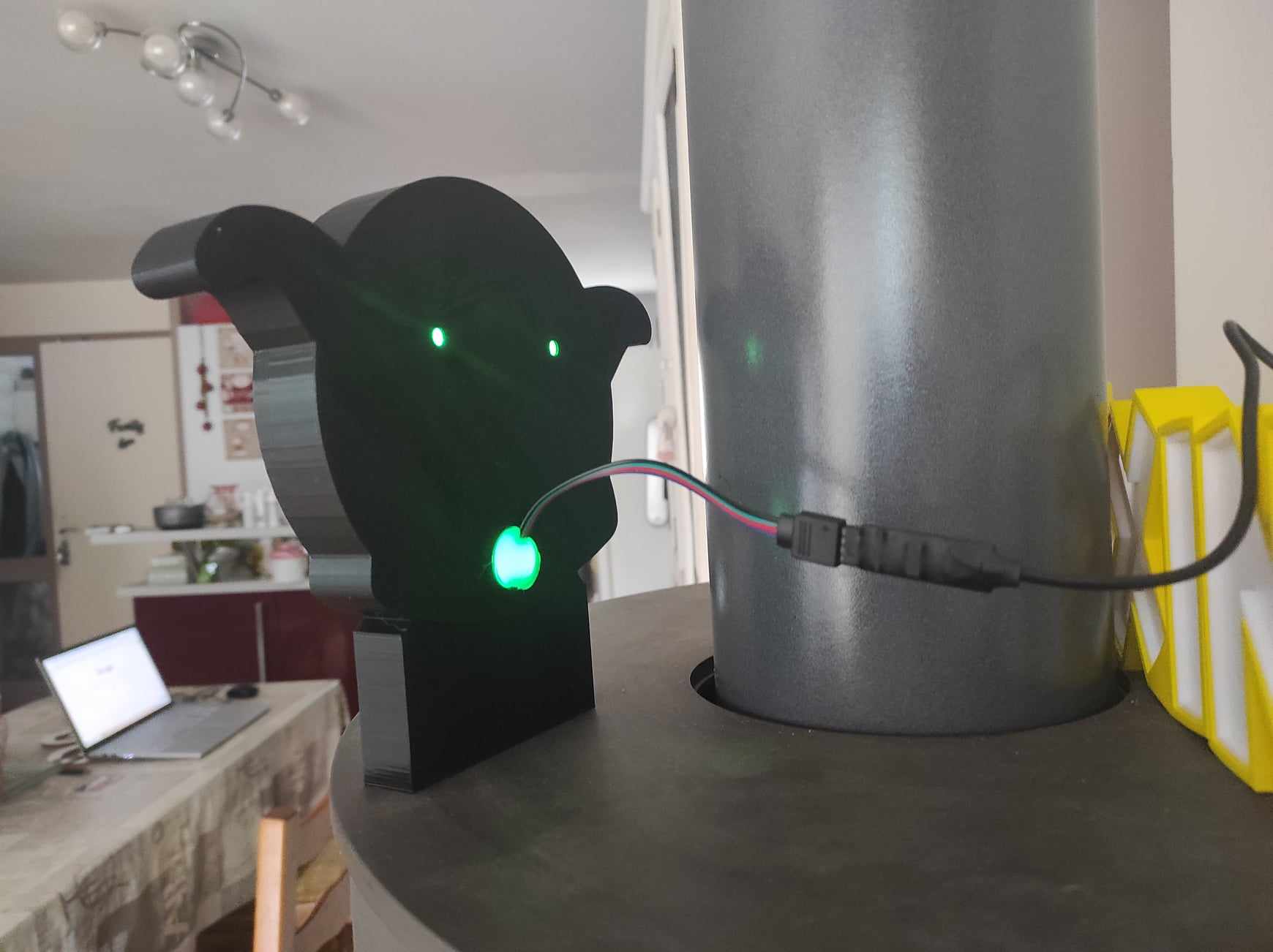 Lighting leds Yoda from star wars