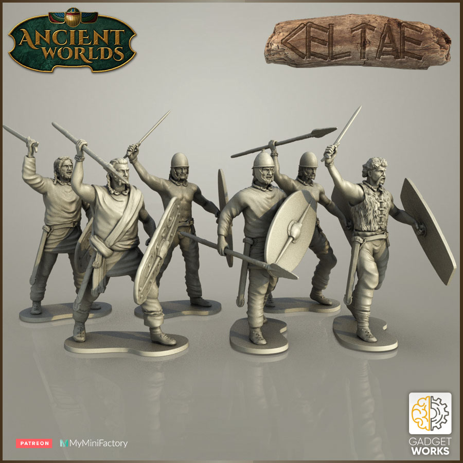 Celt Warriors Unarmored - Celtae