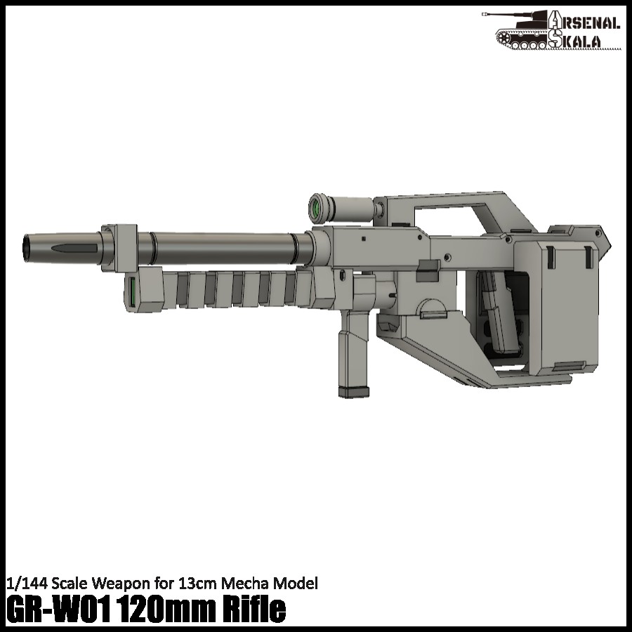 1/144 GR-W01 120mm Graze Rifle