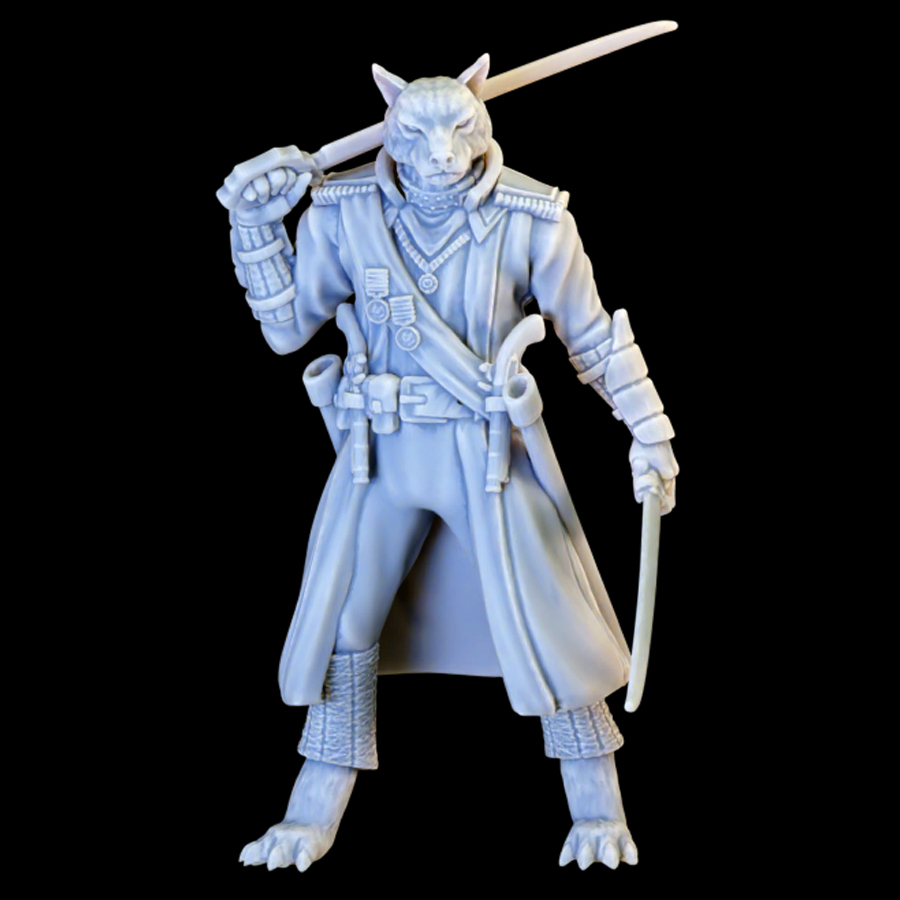 Catfolk Officer - Guards and Generals Kickstarter