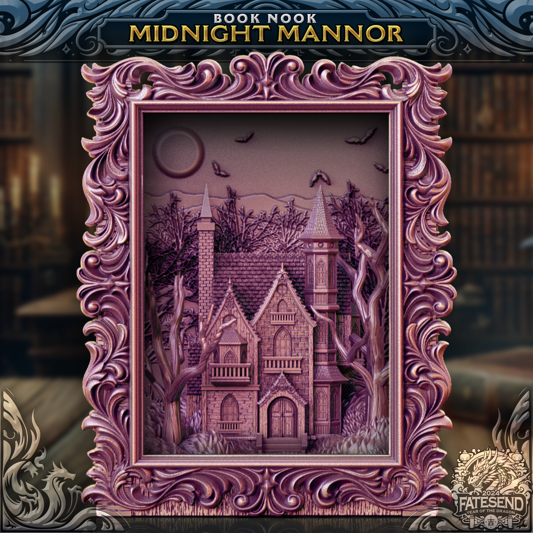 Midnight Manor Book Nook