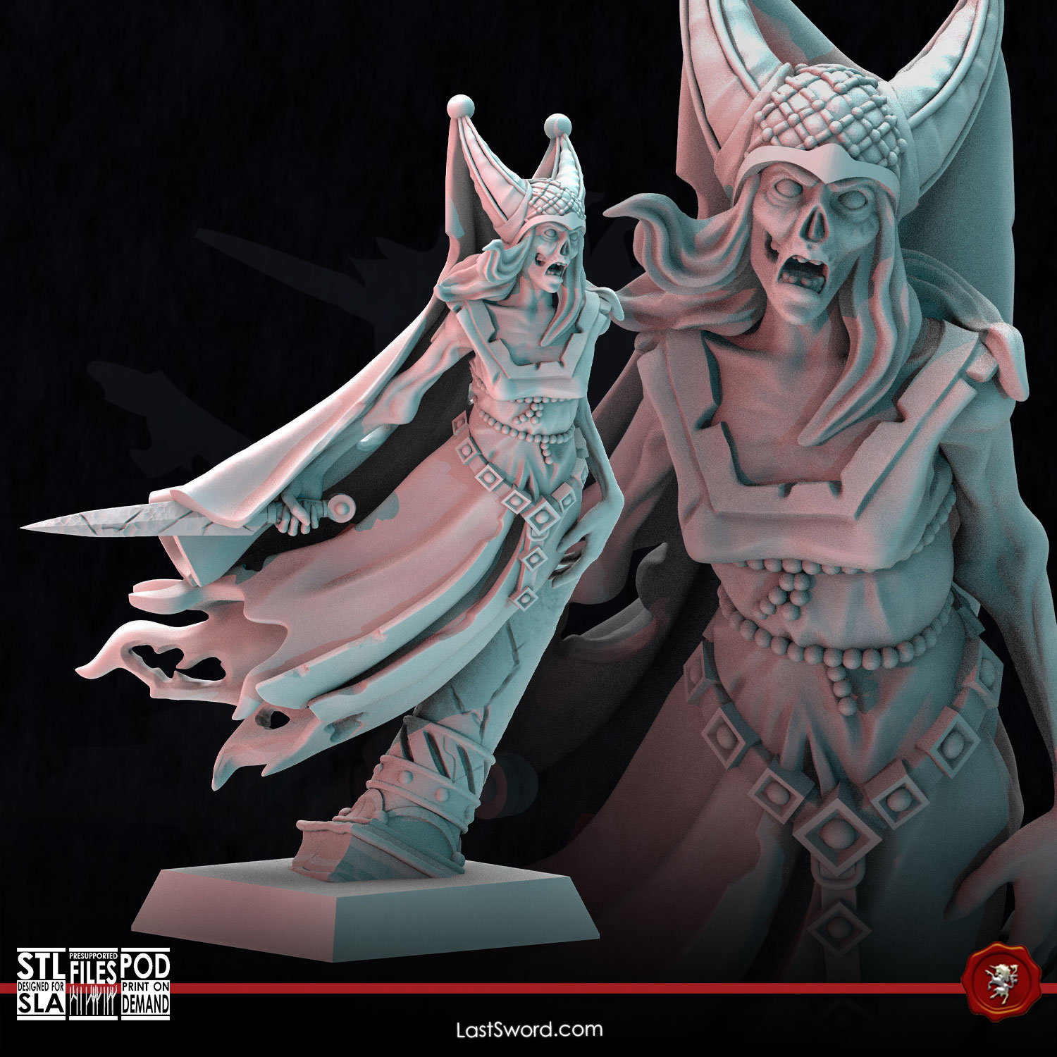 Banshee | Pre-Supported | 30mm Undead