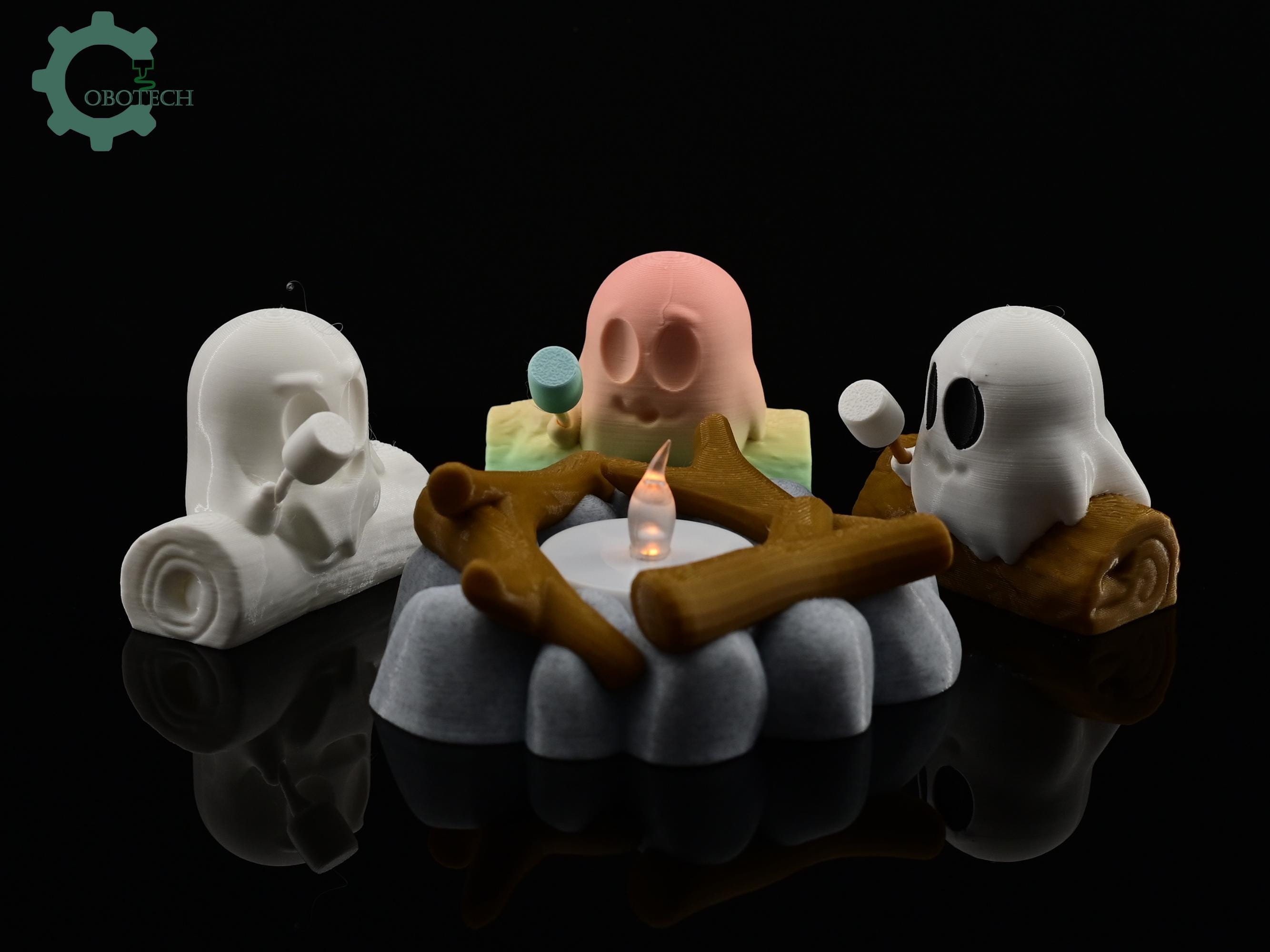 Cobotech Campfire Ghost by Cobotech - Fall Decor - Halloween Decor - Fun Cobotech Halloween Toys -Unique Gift