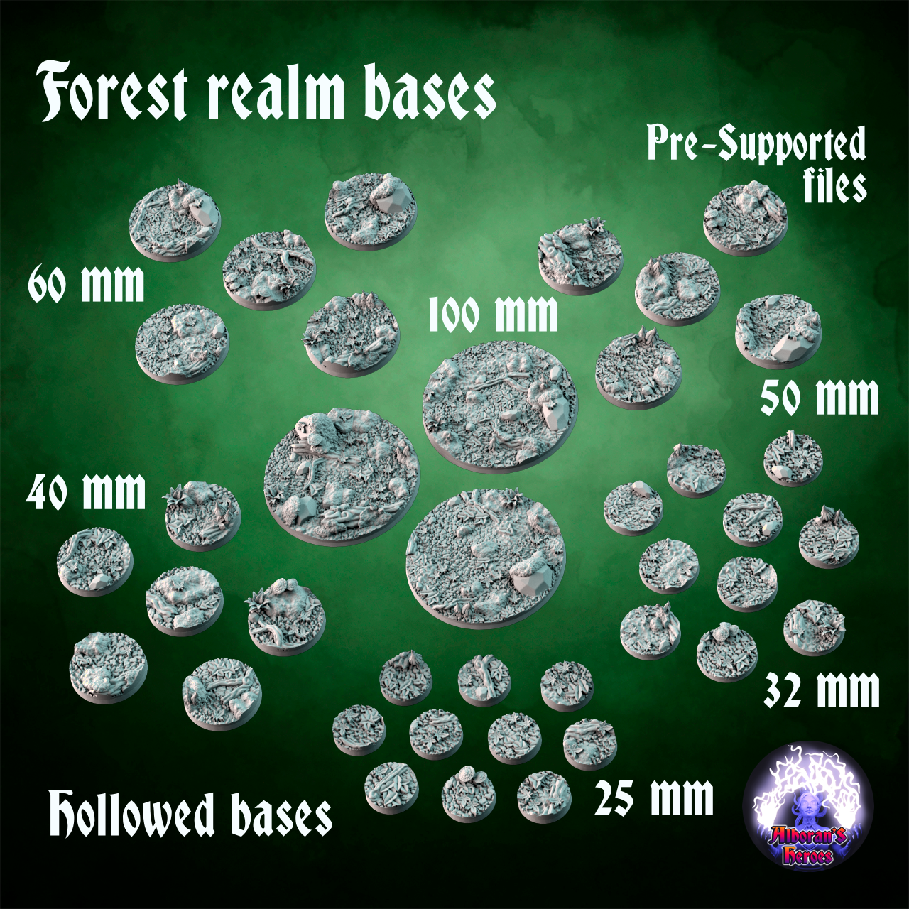 Forest realm bases - Pack