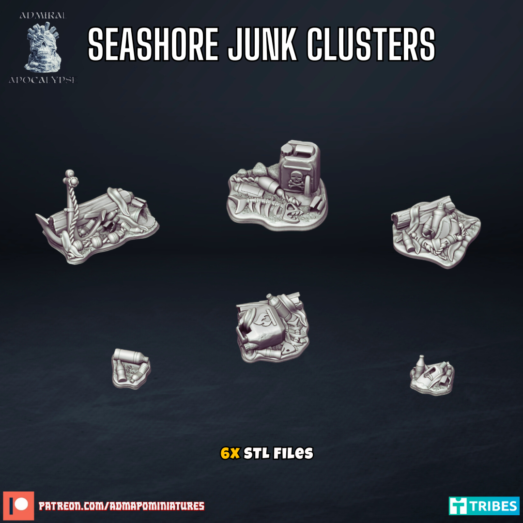 Seashore Junk Clusters (Pre-supported)