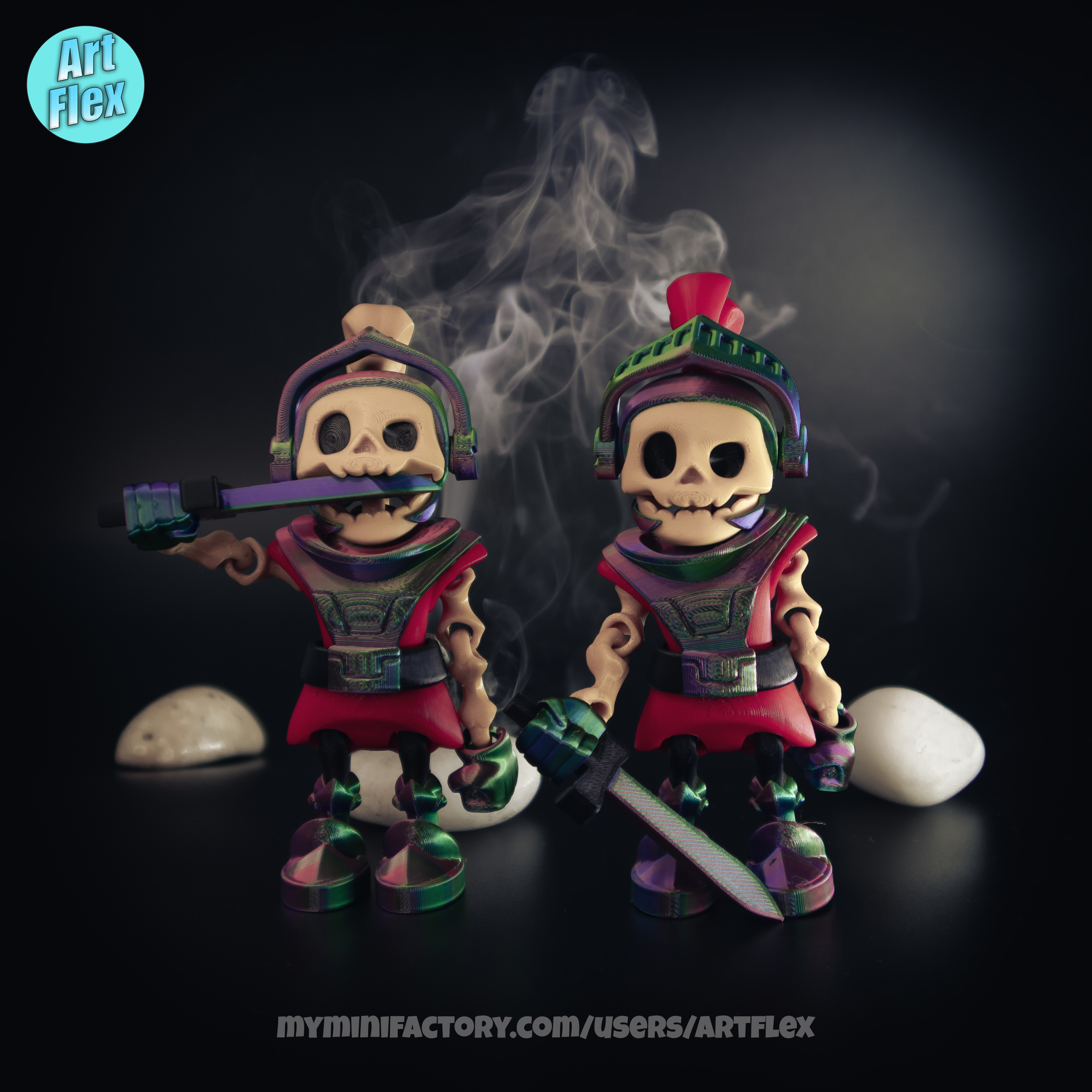 Flexi Knight Skeleton