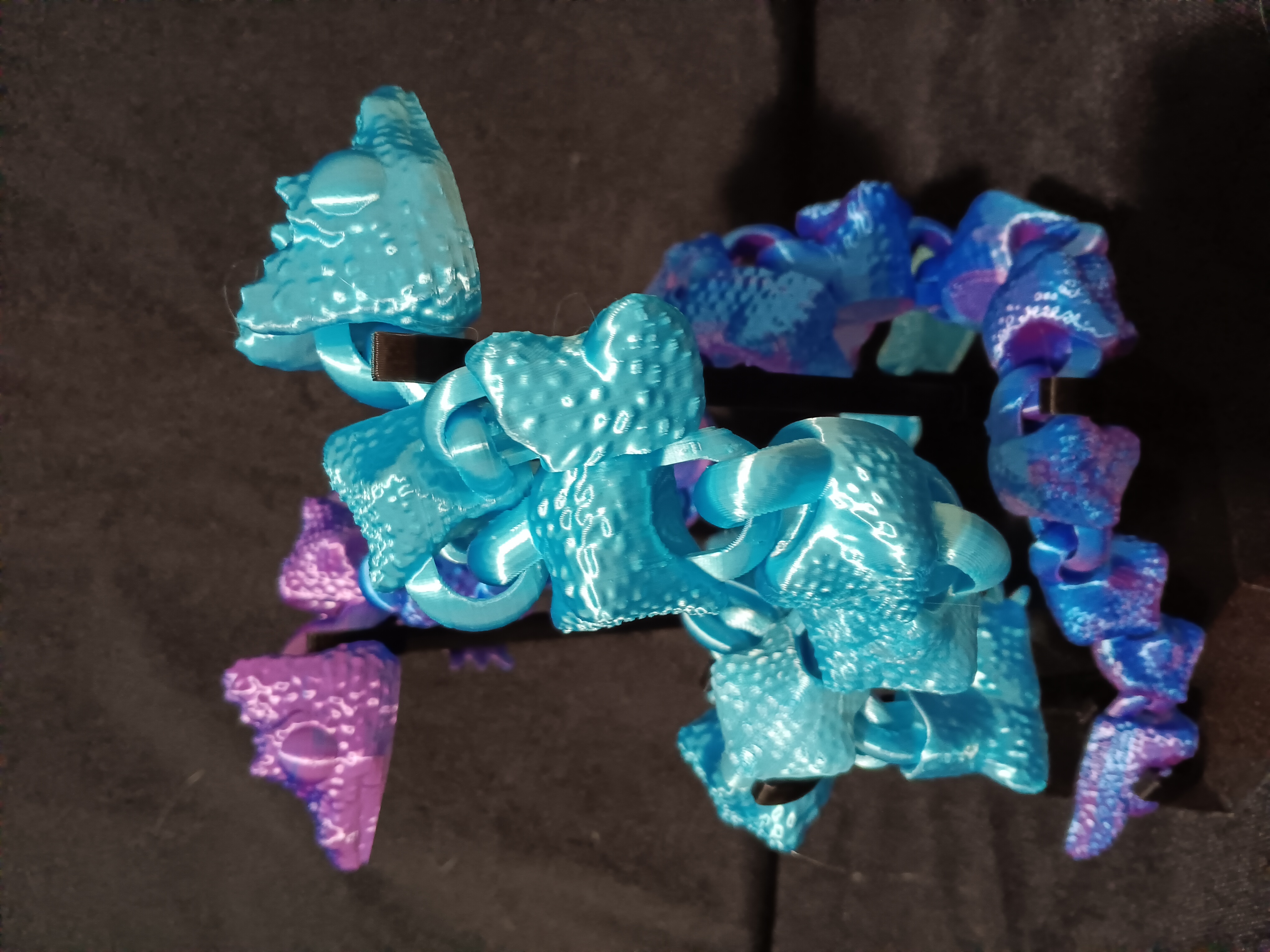 Lizard Dragon - flexi fidget toy - articulated - print in place