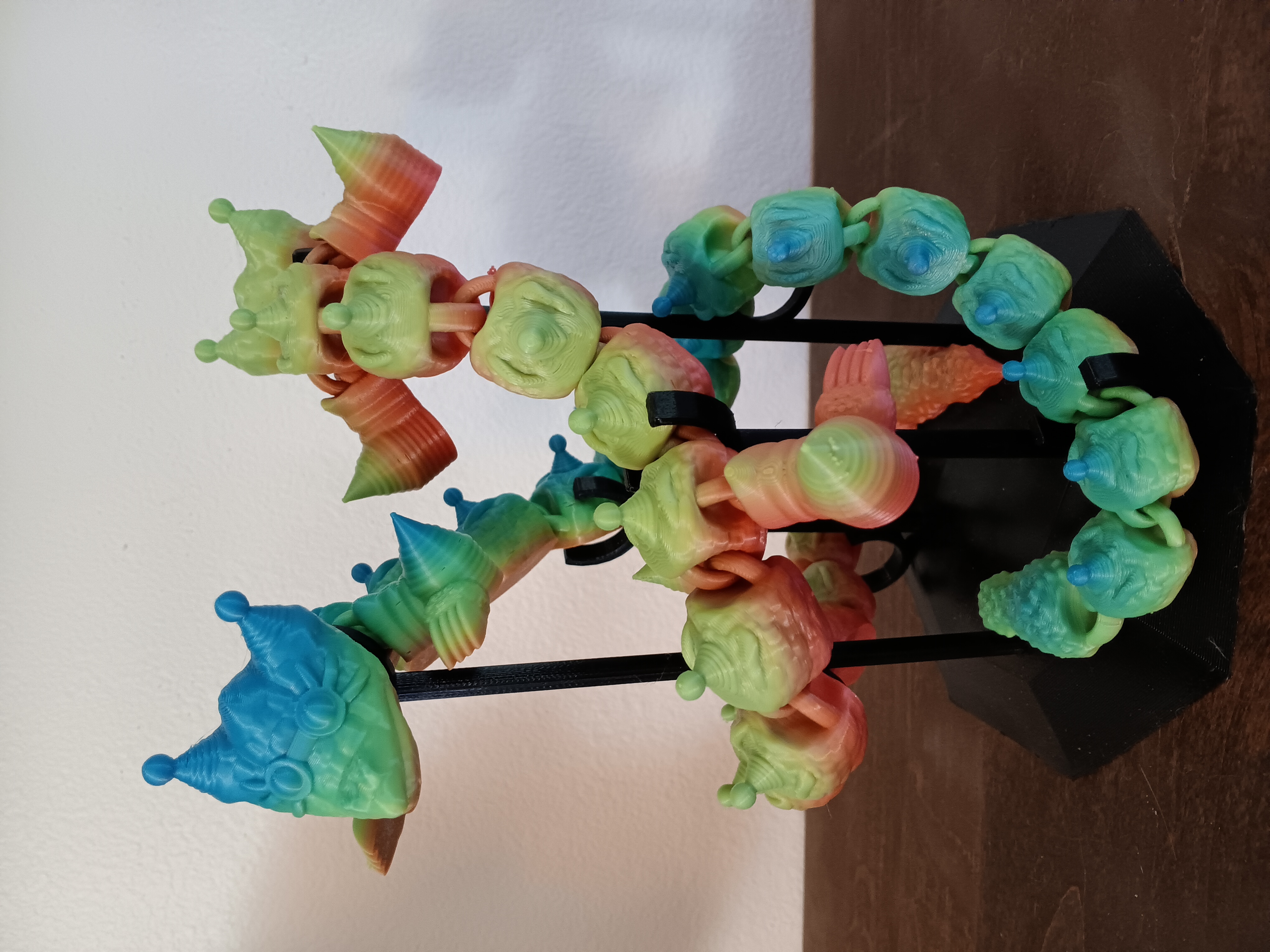 Steam Punk Dragon - Flexi Fidget Toy - Print in place - Articulated