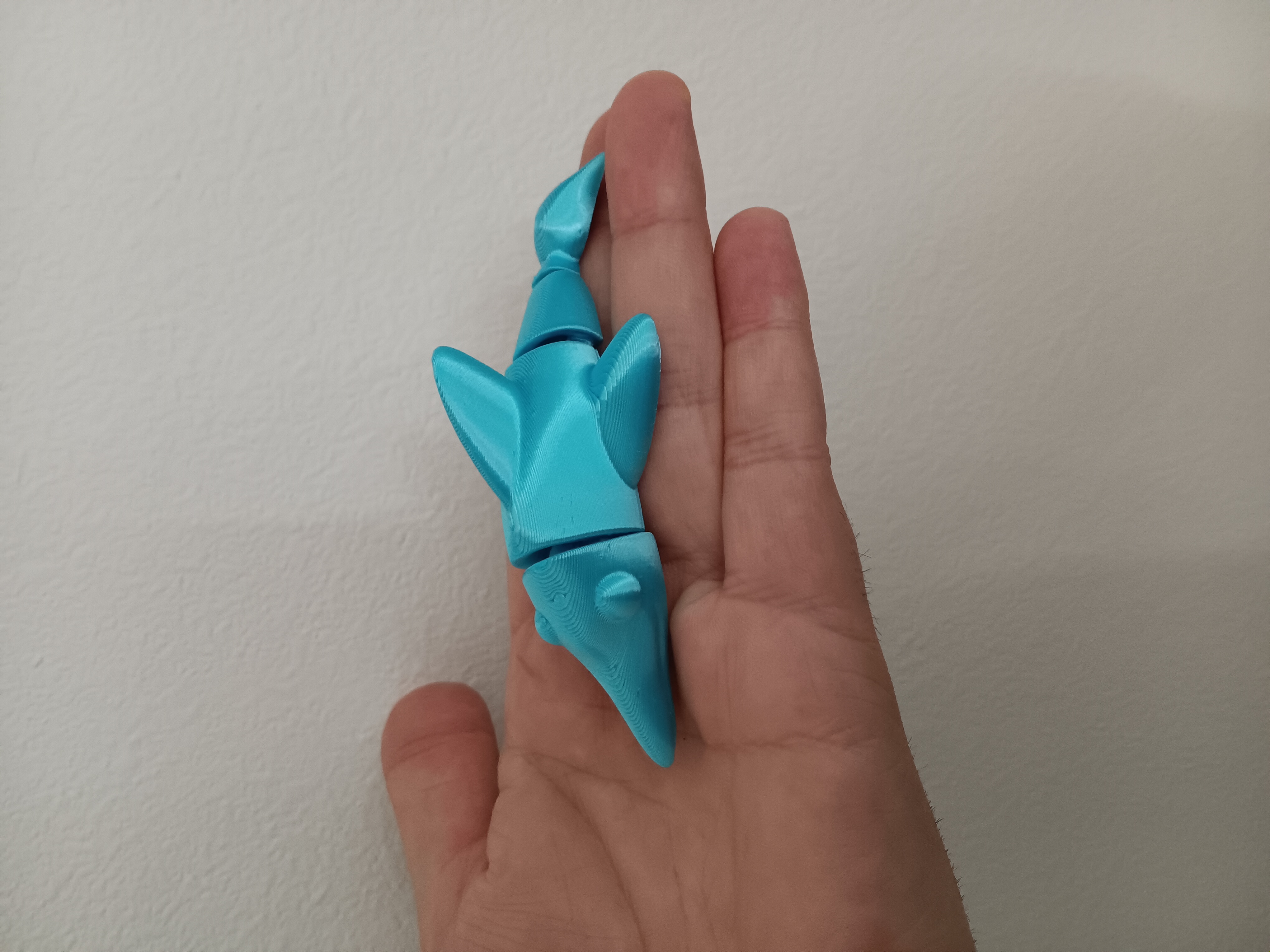 Dolphin - Flexi Fidget toy - print in place - articulated