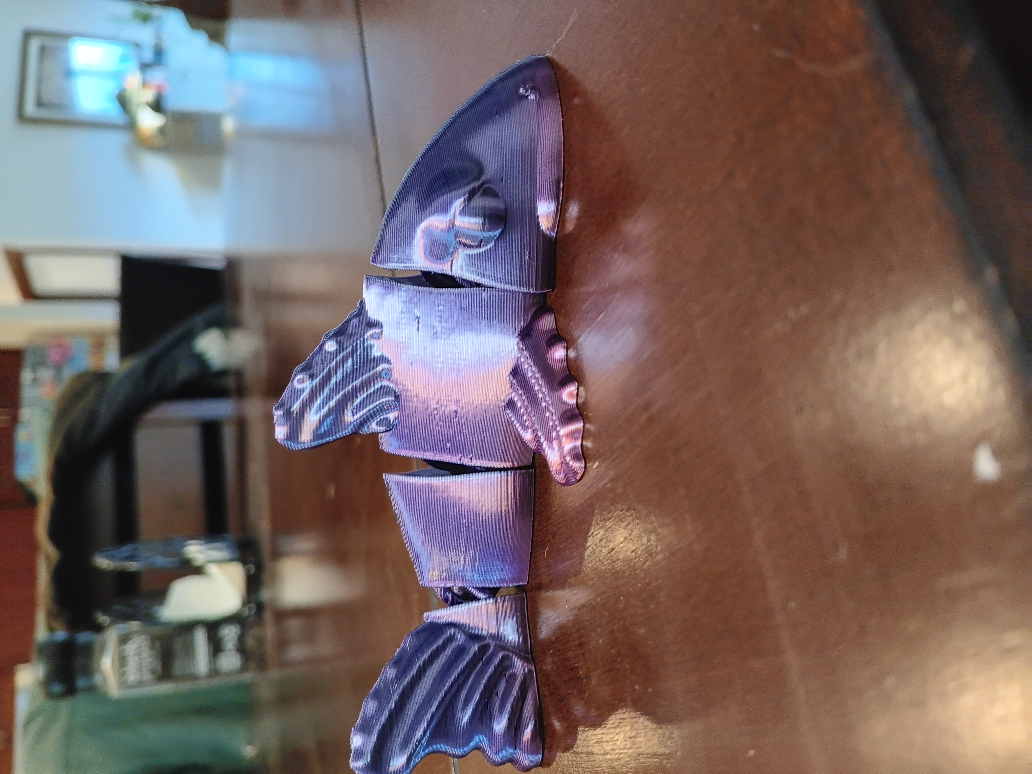 Koi Fish - flexi fidget toy - print in place