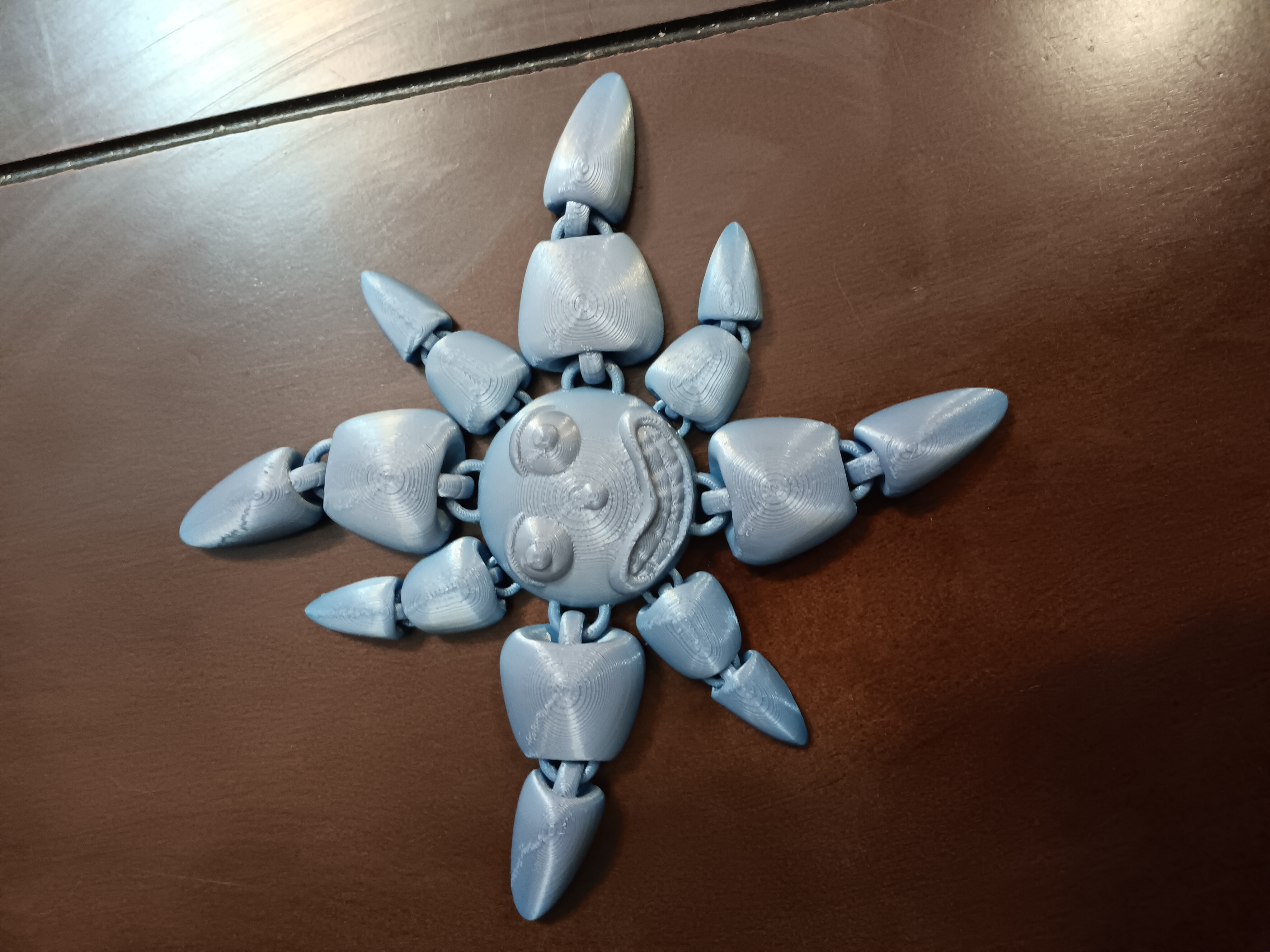 Smiling Sun - Print in place - Flexi Fidget toy