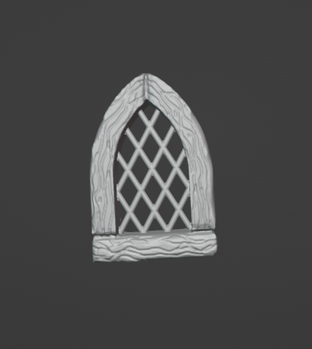 Arched Window for Foamcore Buildings
