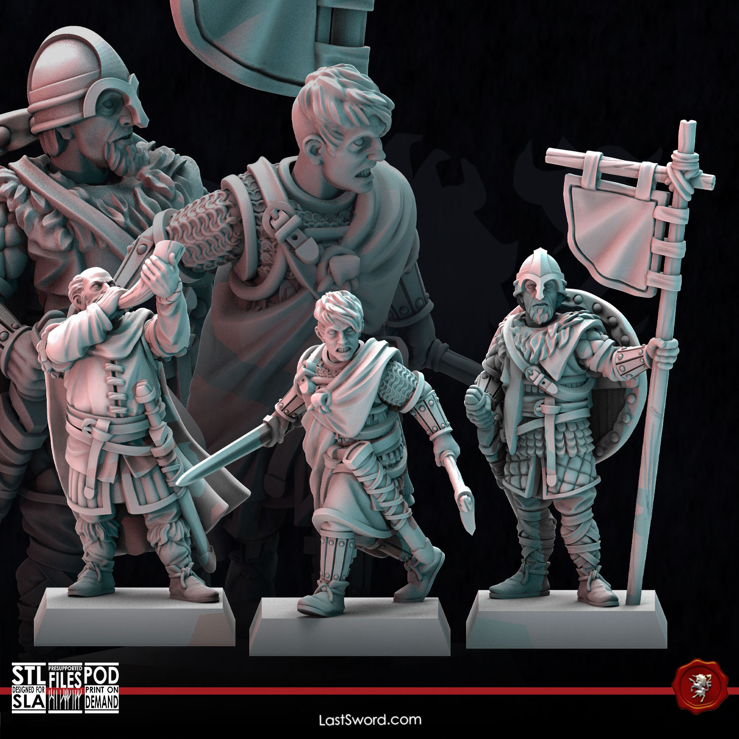 Hersir Bjorn Ironschild | Pre-Supported | 30mm Vikings