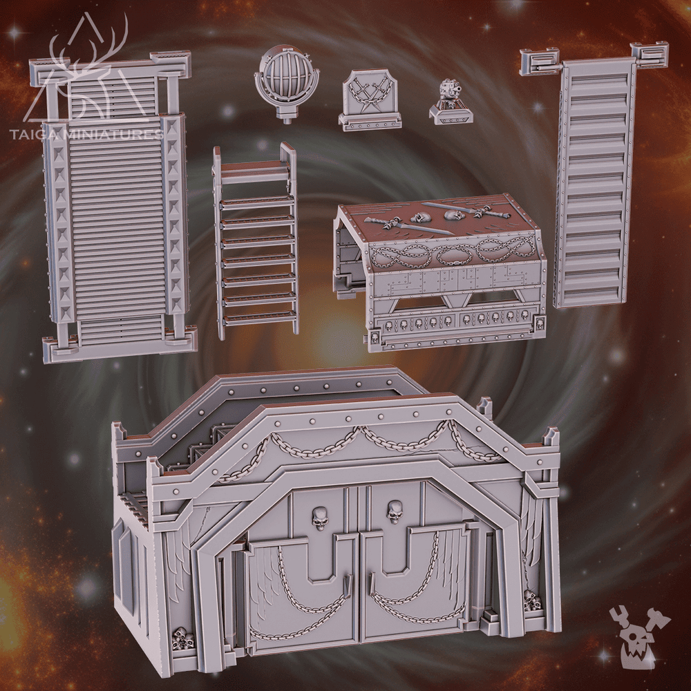 Bridge and Props Terrain (Fortress of Vengeance)