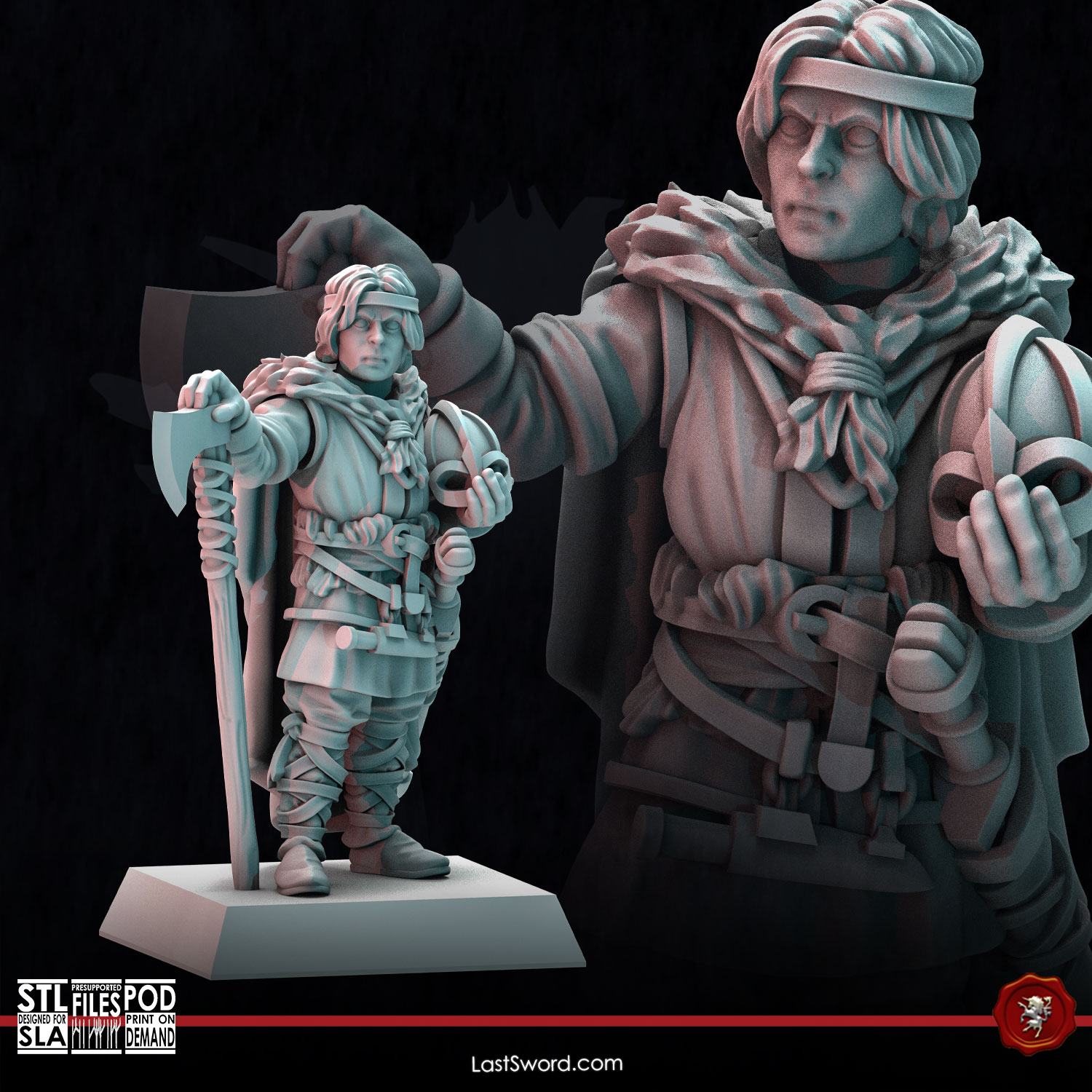 Young Jarl | Pre-Supported | 30mm Vikings