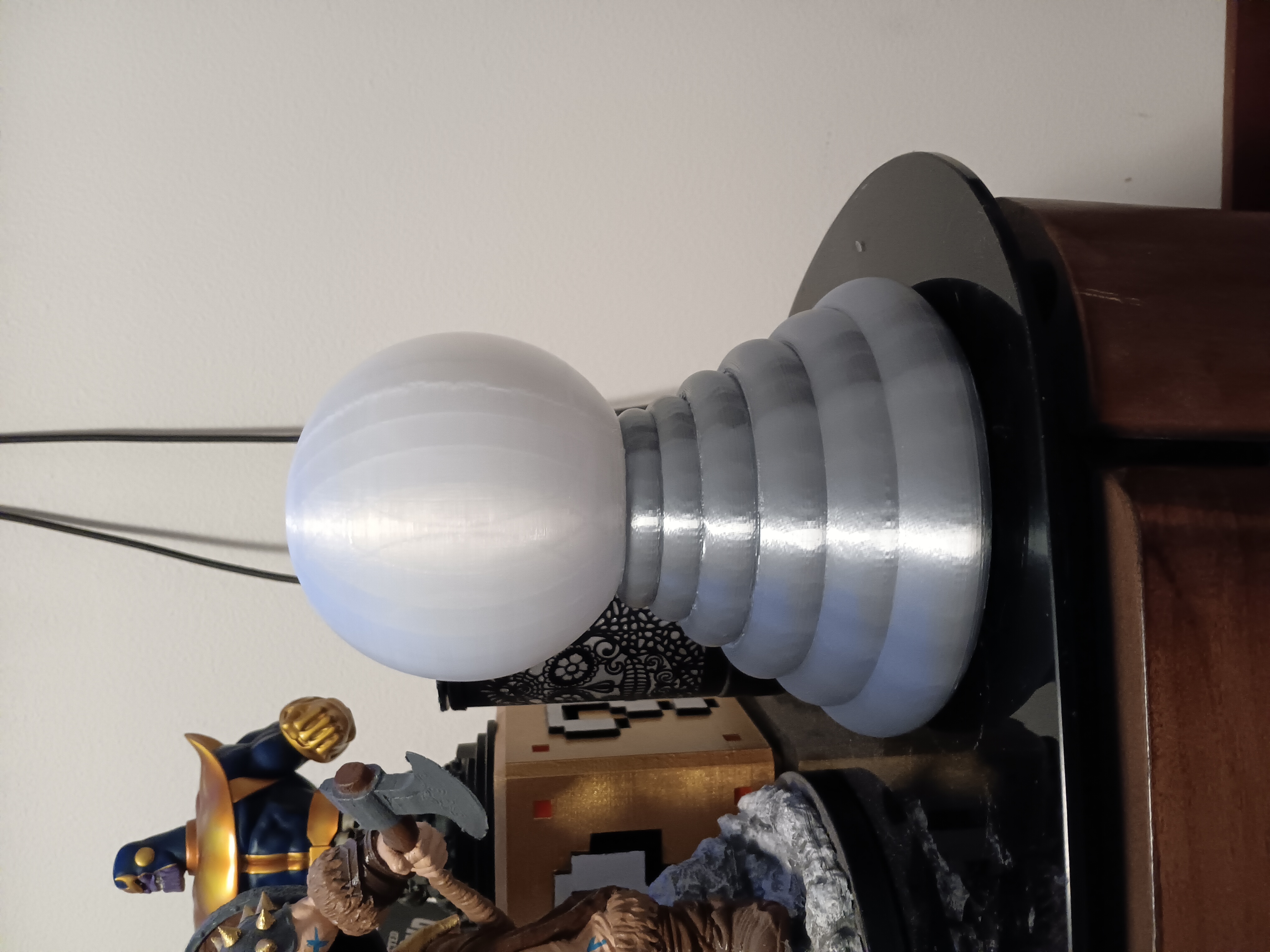Tesla coil desk lamp