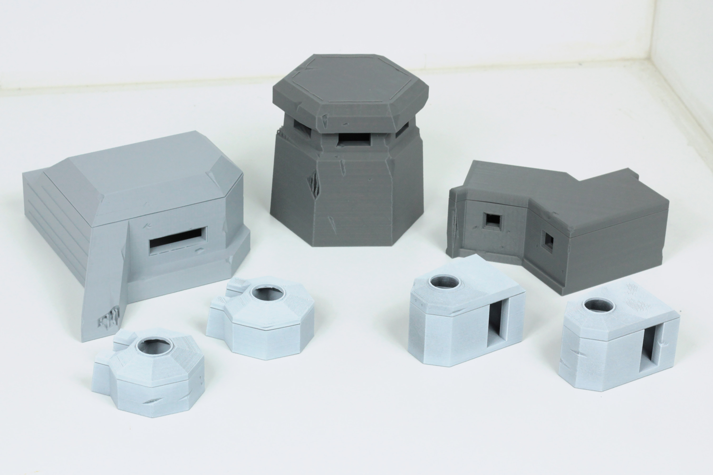 Atlantic Wall German Bunker Set - WW2 Wargaming Terrain
