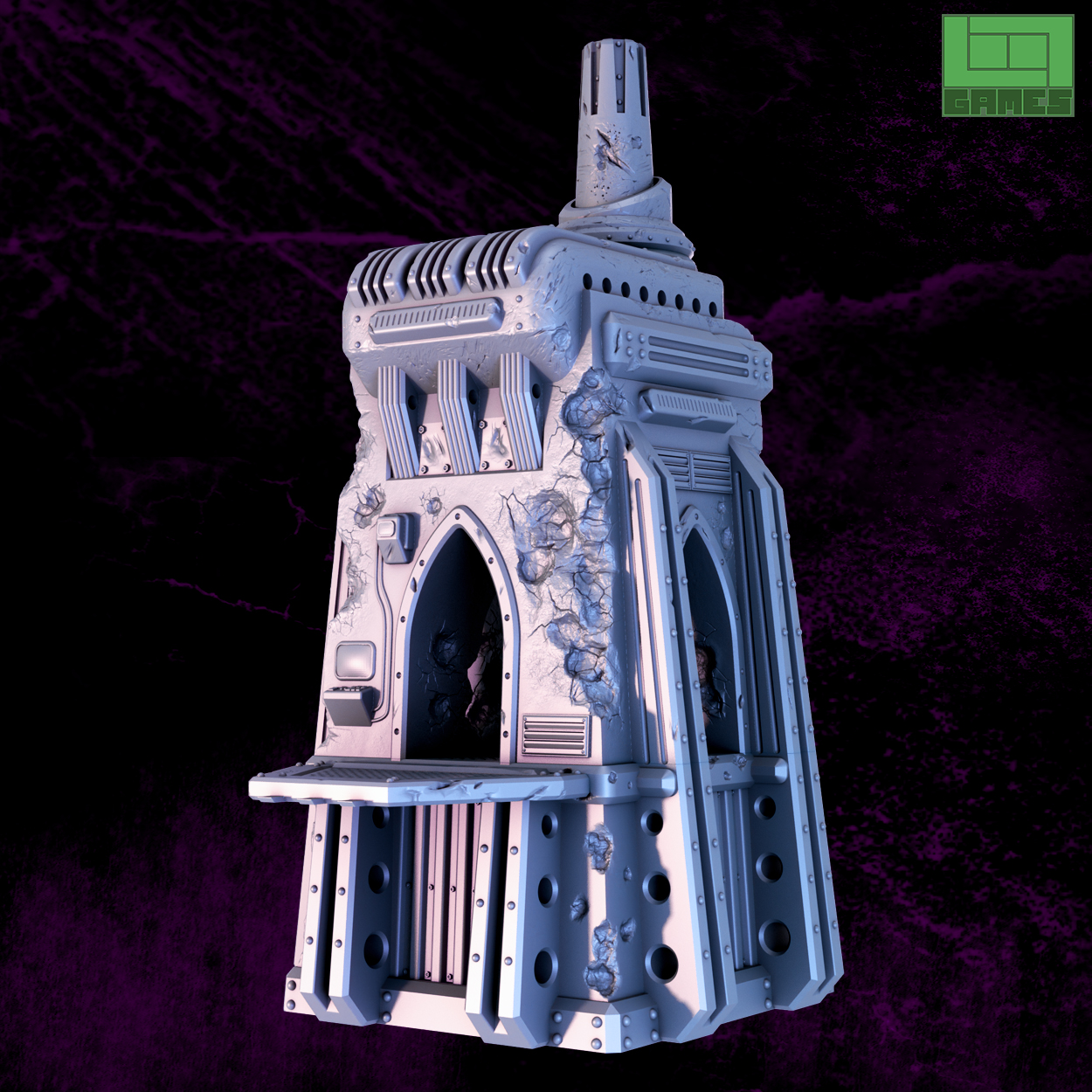 Industrial Vantage Ruin 01
