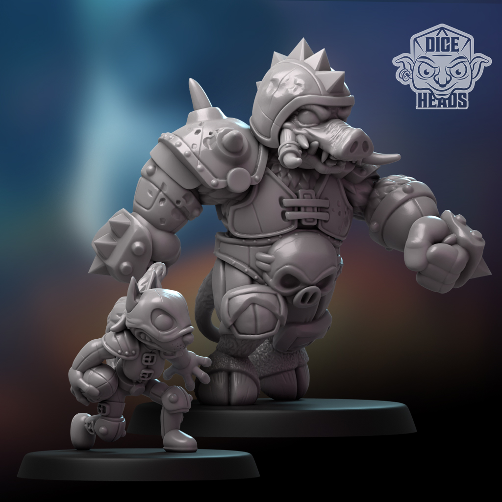 Nutcrusher the Squirrel & Thundergut the Wild Boar – Star Players ?️?
