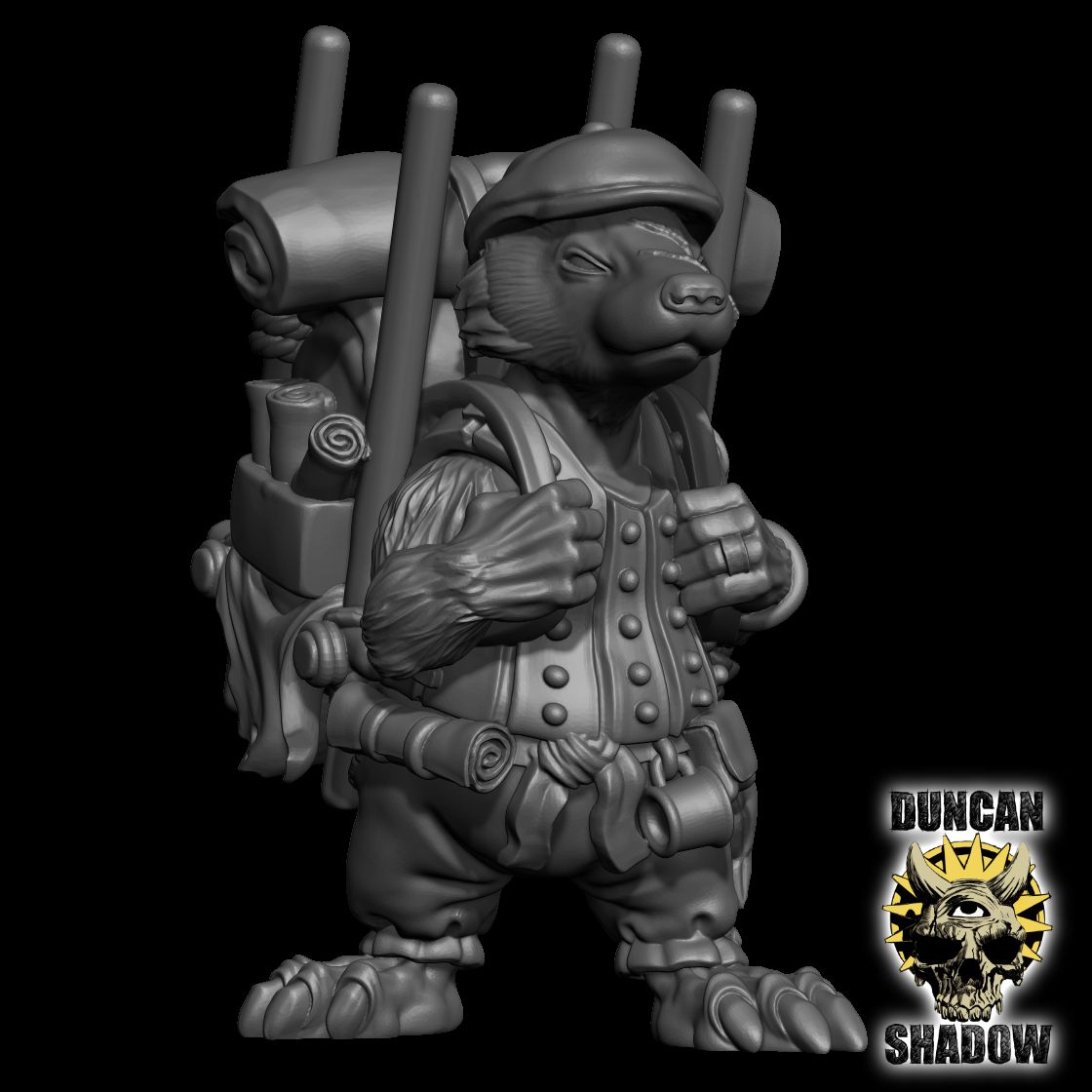 Badger Folk Merchant (Pre Supported)