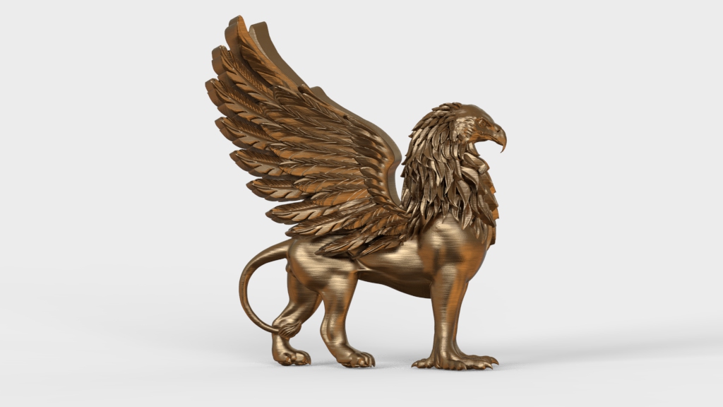 Griffin sculpture