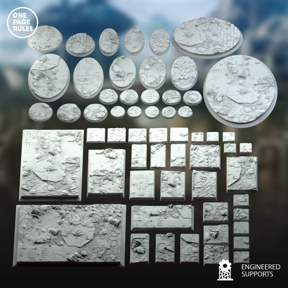 Human Defense Force Bases (Round & Square)