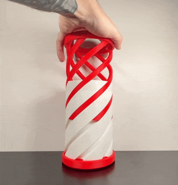 Christmas Candy Cane Vase