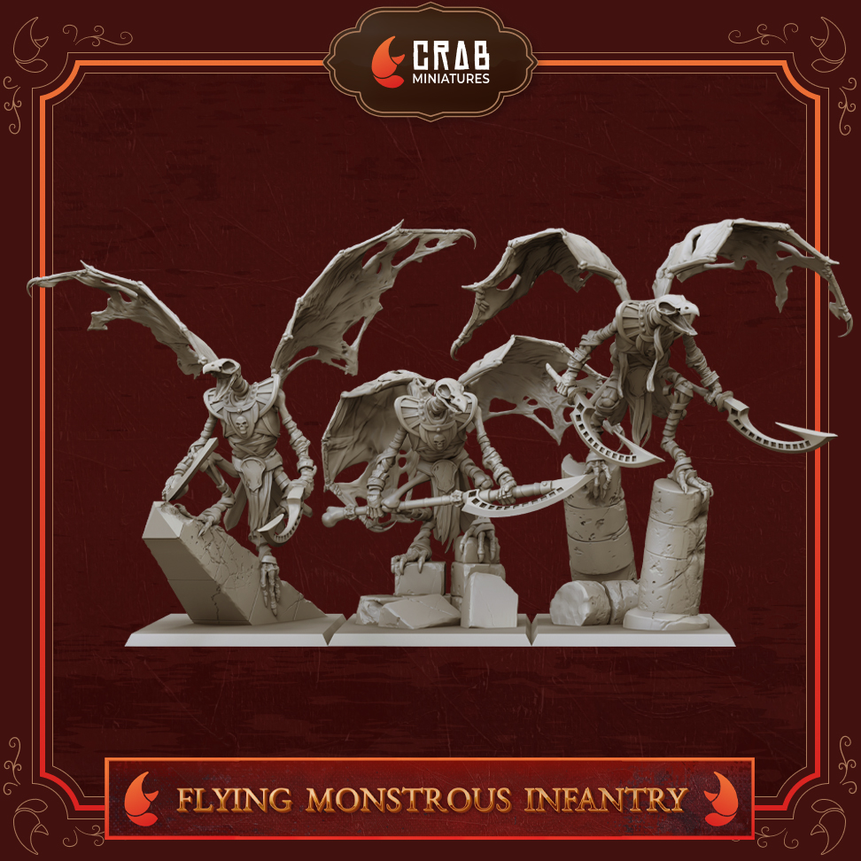 Pharaoh's Legacy: Flying Monstrous Infantry