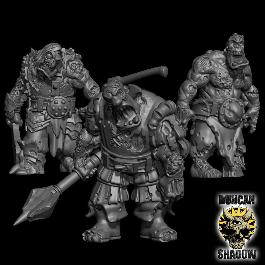 Undead Ogres (Pre Supported)