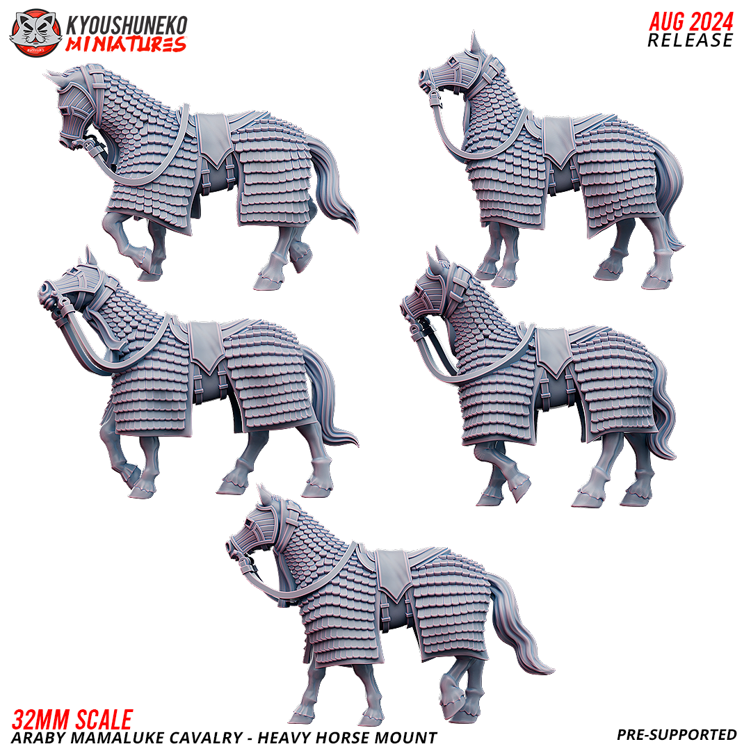 Horse Mount Heavy Armored | Araby Mamaluke Cavalry